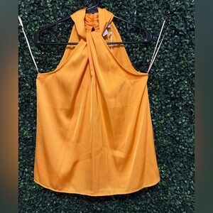 JOIE WOMEN'S SATIN HALTER BLOUSE